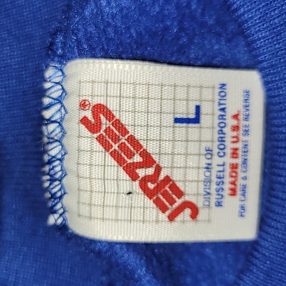 Made in USA. 90s Jerzees by Russell. NEVER-WORN. Merry Kissmas. Large. - Picture 3 of 16